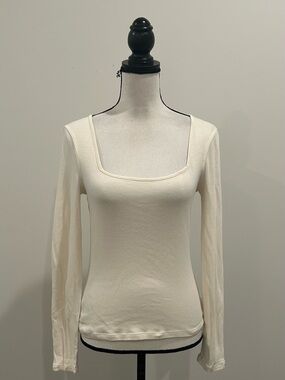 Double Zero Square Neck Top